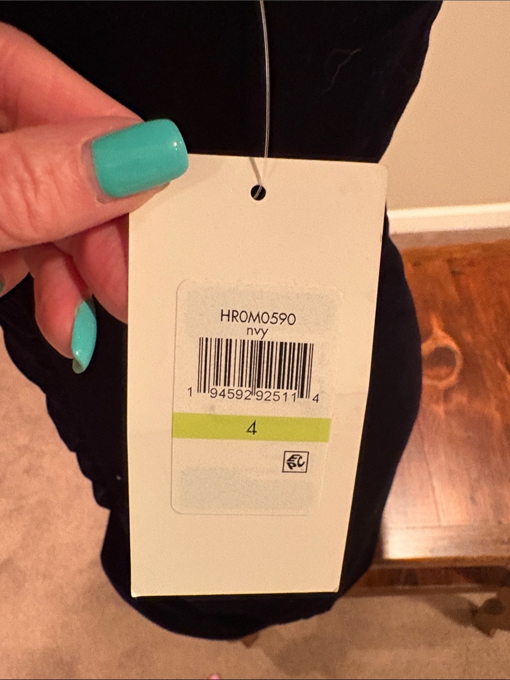 NWT Harper Rose Long Sleeve Ruched Velvet Dress Size 4 - Picture 10 of 15